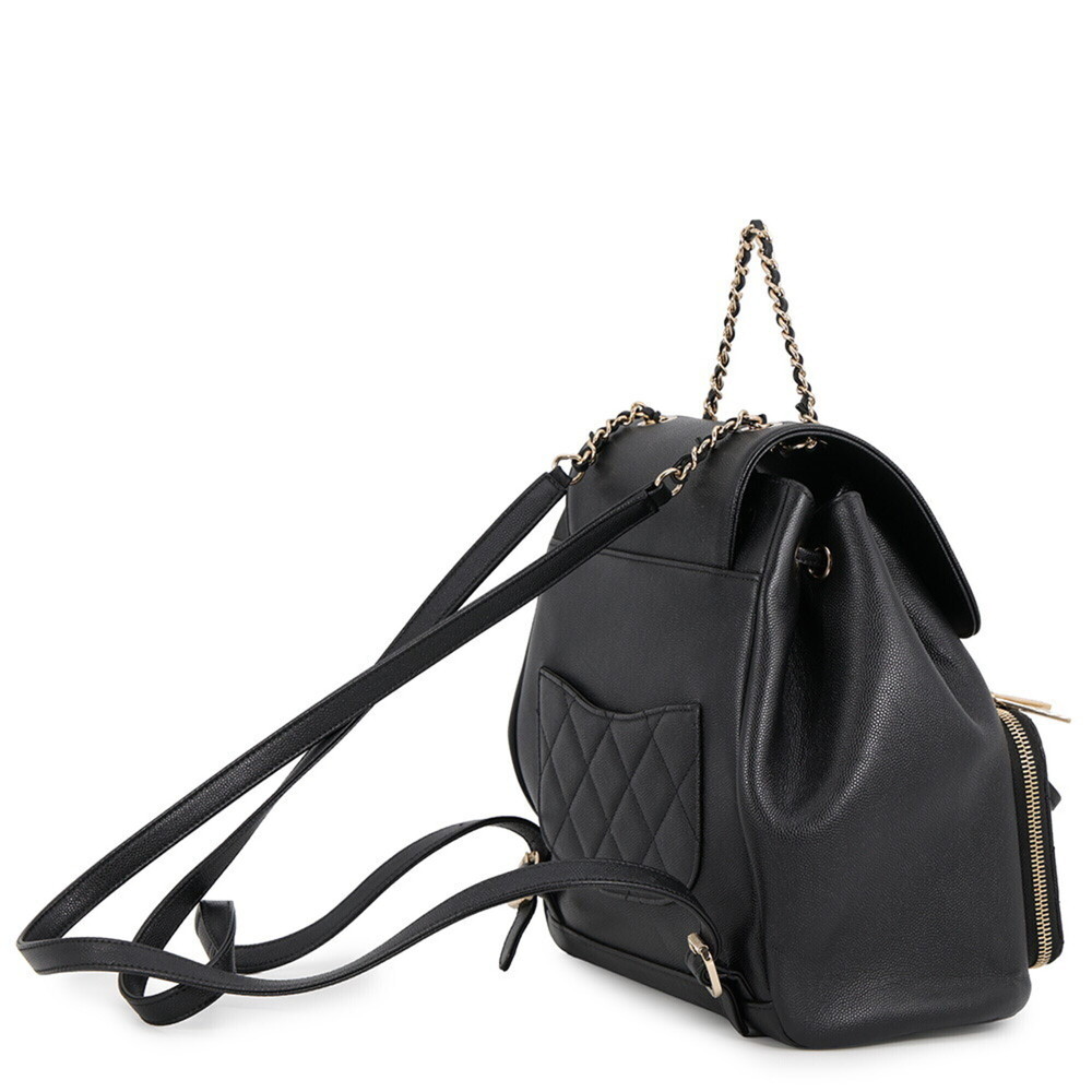 Chanel Matelassé Backpack with Coco Mark, Caviar Skin, A93748, CHANEL Handbag... - Picture 2 of 16